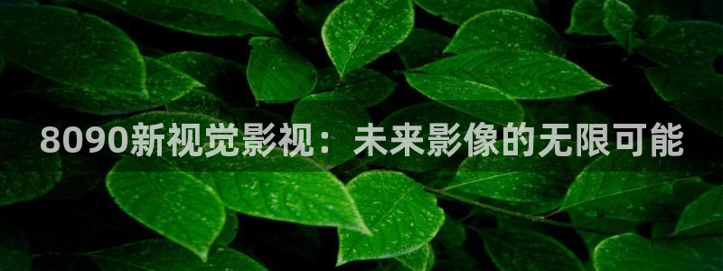飞马影院：8090新视觉影视：未来影像的无限可能